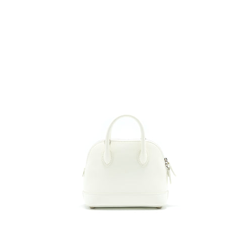BALENCIAGA VILLE TOP HANDLE TOP HANDLE TOTE XXS WHITE