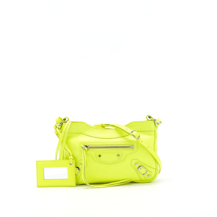 BALENCIAGA GIANT HIP BAG IN HOT YELLOW