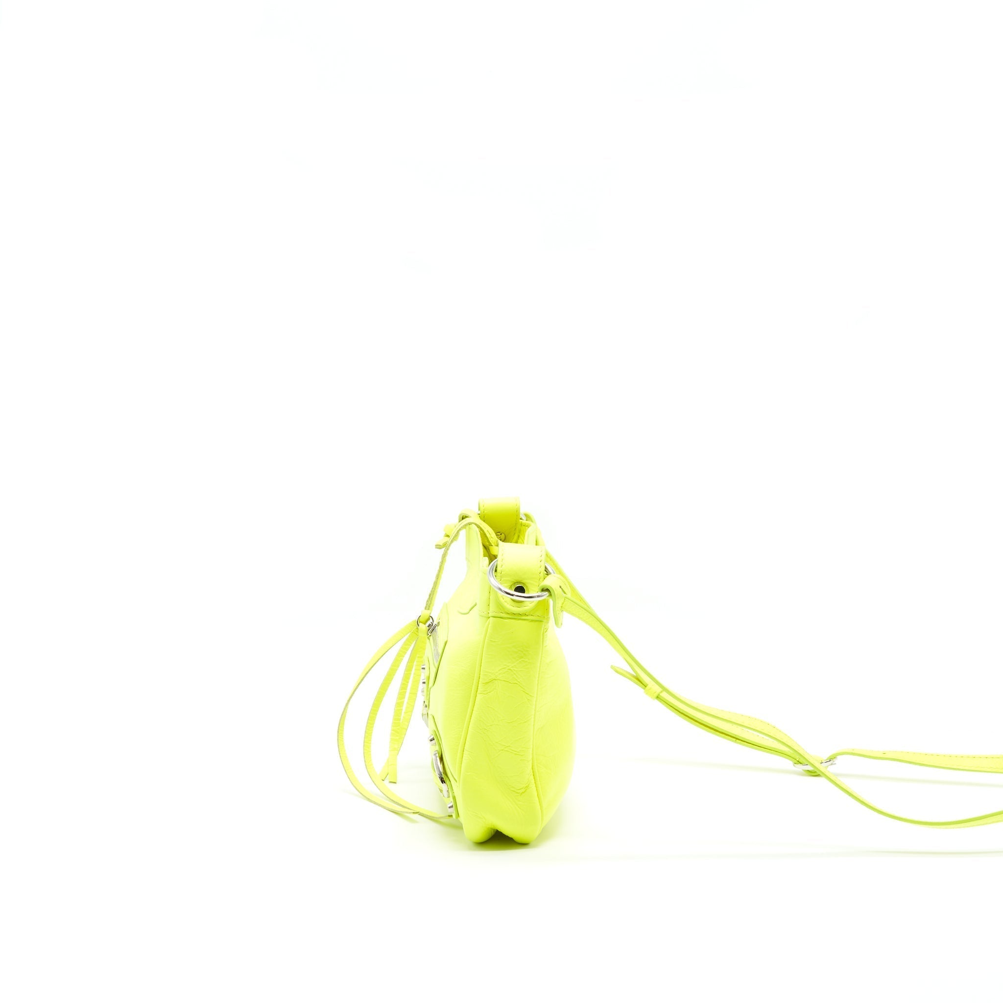 BALENCIAGA GIANT HIP BAG IN HOT YELLOW
