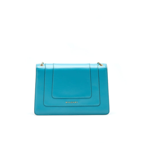 BVLGARI SERPENTI SHOULDER BAG AQUARELLE TOURQUOISE LGHW