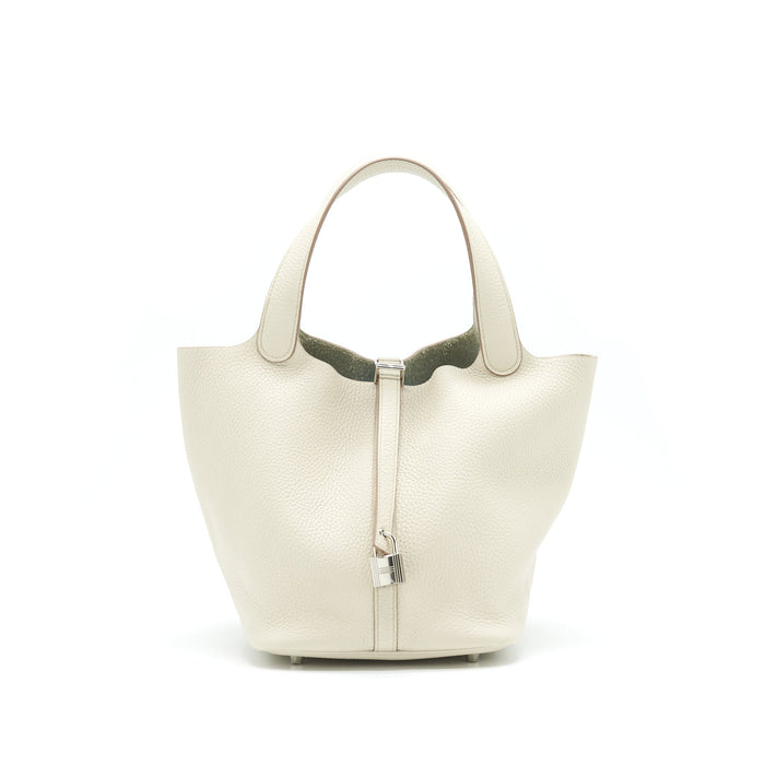 HERMES PICOTIN 22 LOCK BAG BETON SHW