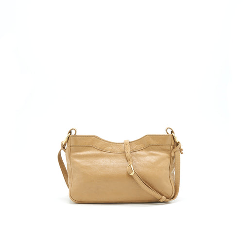 BALENCIAGA GIANT HIP BAG IN BEIGE
