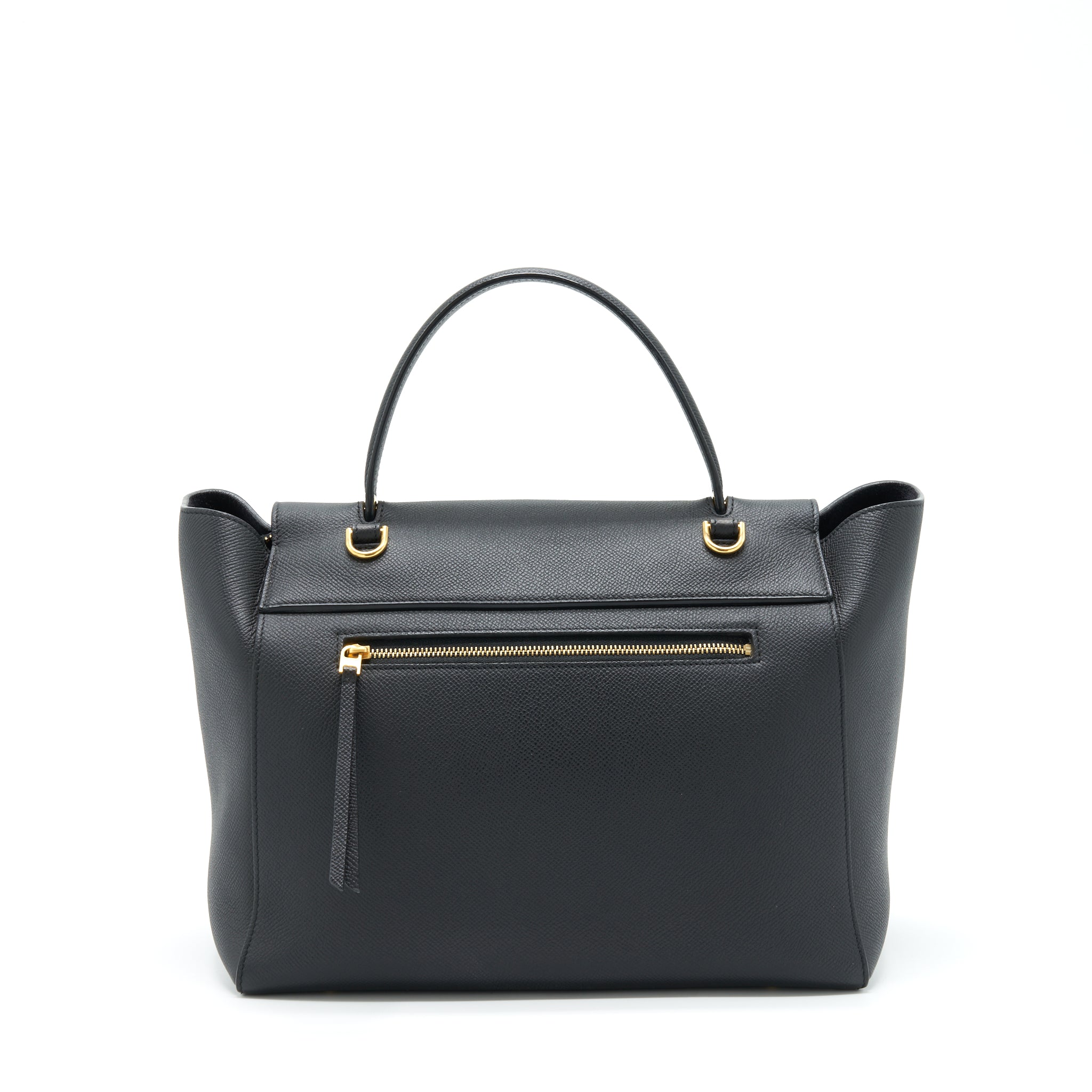 CELINE MINI BELT BAG GRAINED CALFSKIN BLACK GHW