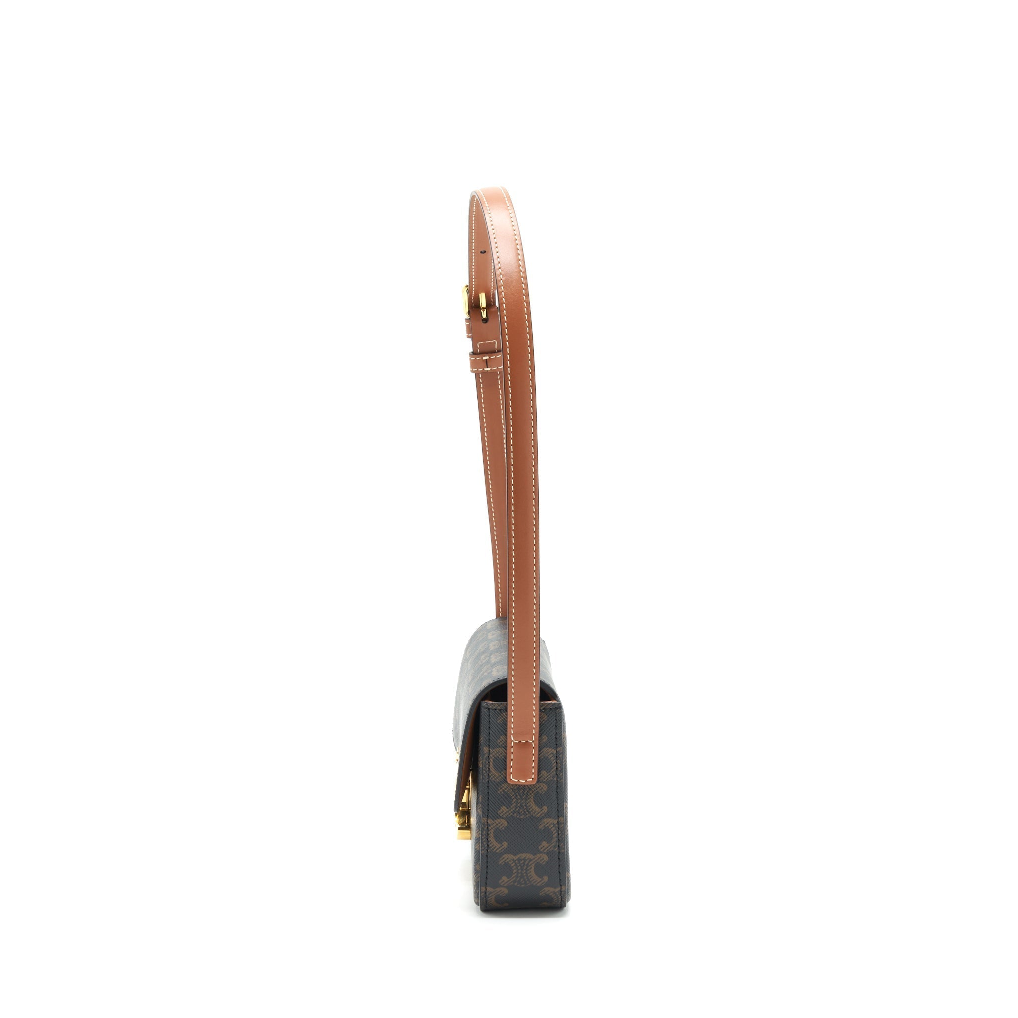 CELINE TRIOMPHE SHOULDER BAG GHW