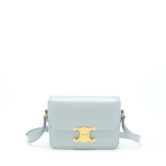 CELINE TEEN TRIOMPHE BAG CALFSKIN MINERAL GHW