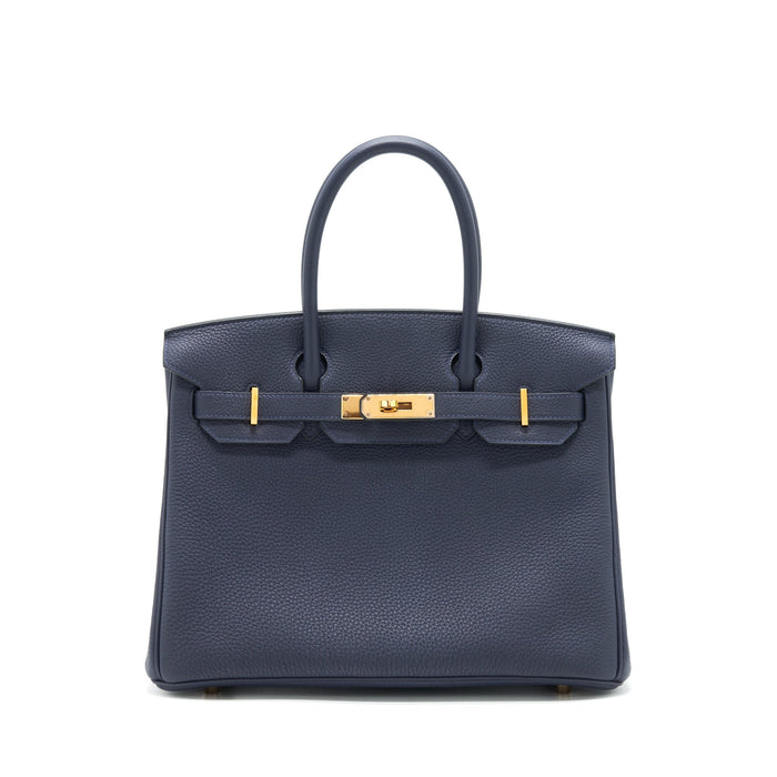 HERMES BIRKIN 30 TOGO 2Z BLUE NUIT RGHW