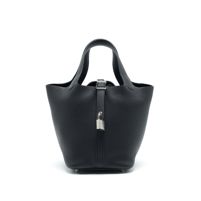 HERMES PICOTIN 18 BLACK SHW