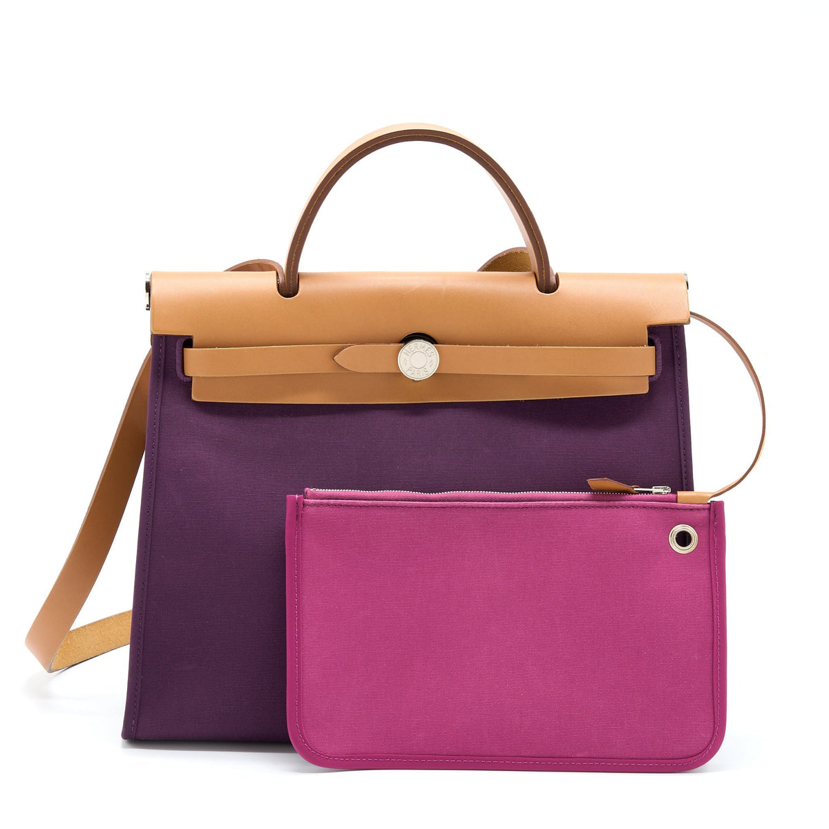 HERMES HERBAG ZIP 31 BAG CANVAS
