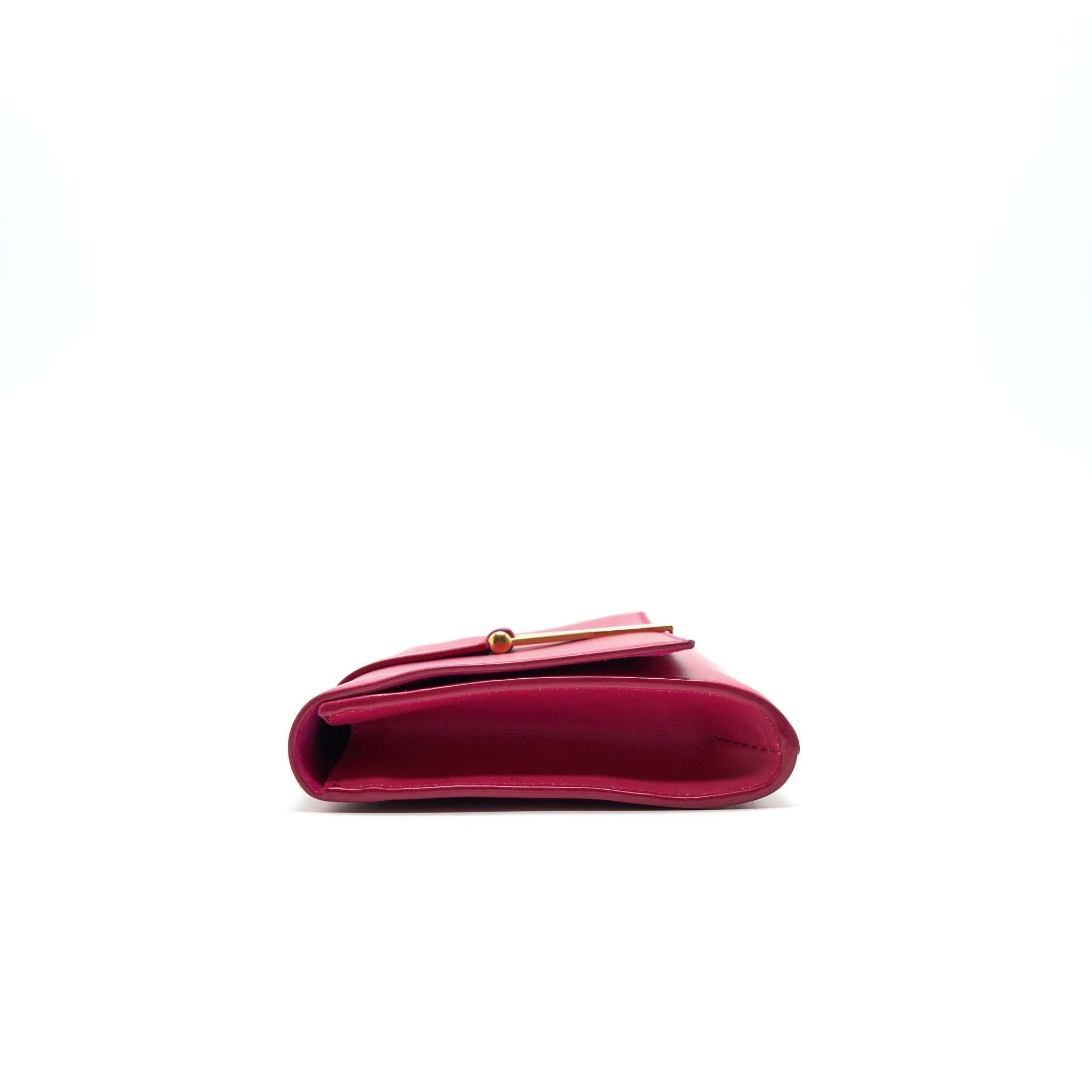 SAINT LAURENT YSL CLUTCH IN FUCHSIA