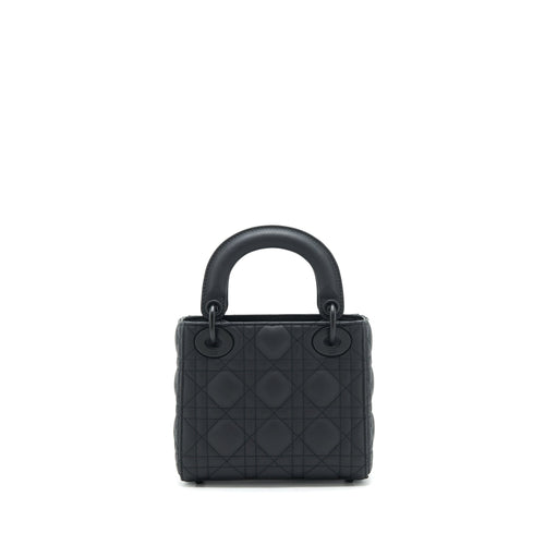 DIOR MINI LADY DIOR CALFSKIN SO BLACK