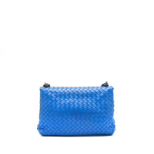 BOTTEGA VENETA OLYMPIA BAG SMALL BLUE