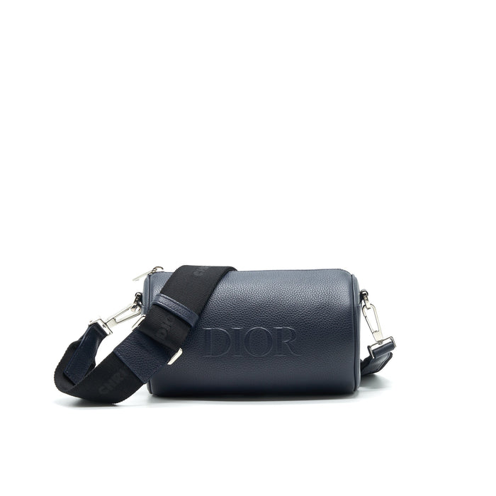 DIOR HOMME GRAINED CALFSKIN ROLLER MESSENGER BAG