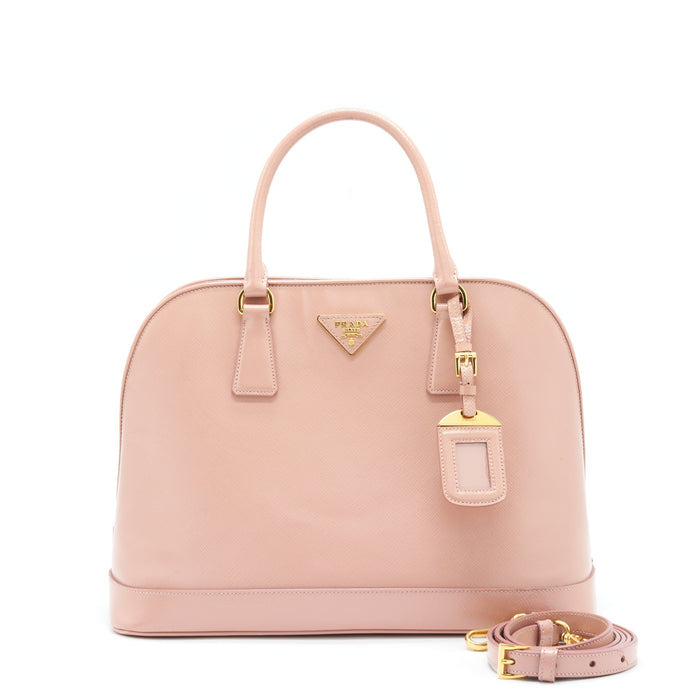 PRADA SAFFIANO TOTE BAG NUDE GHW