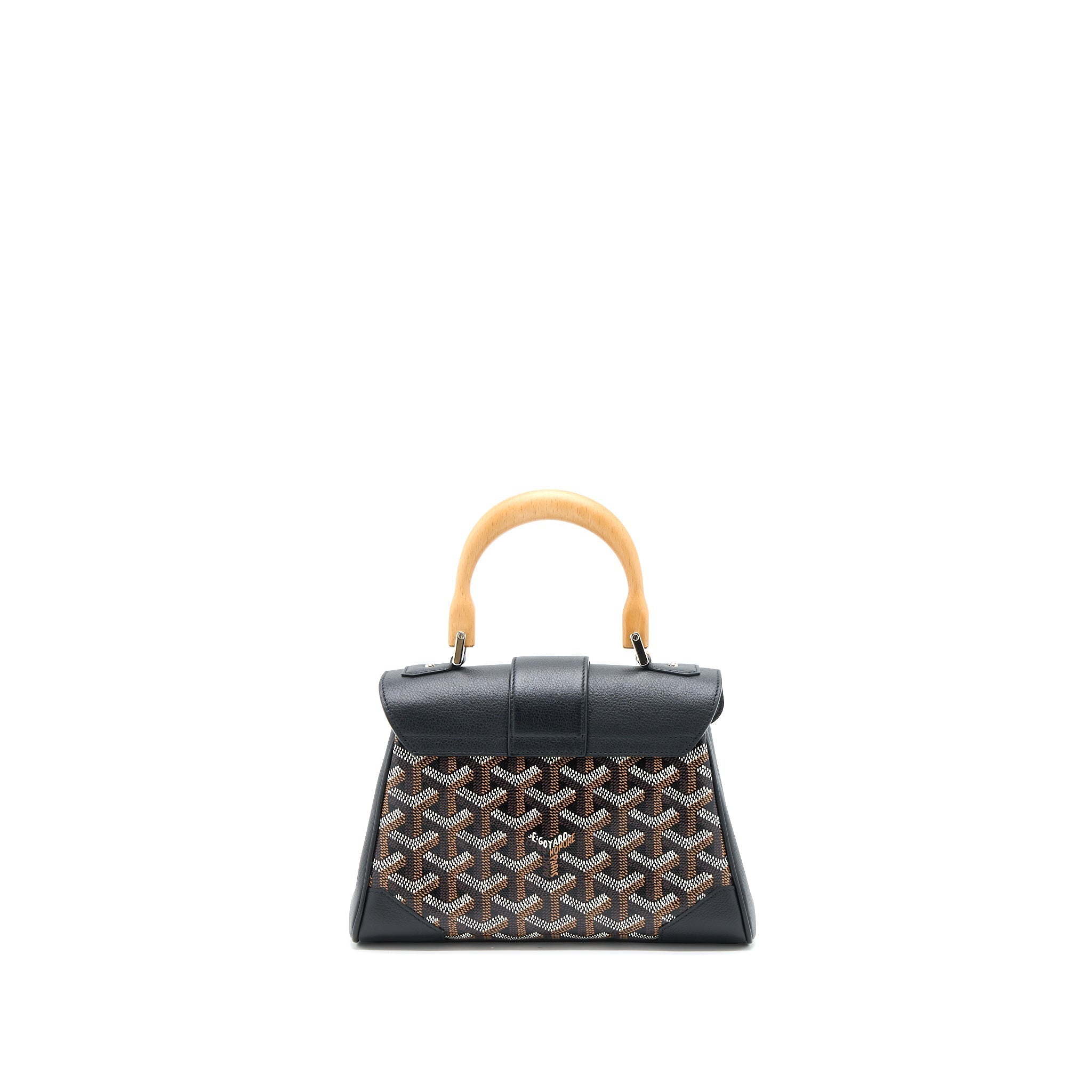 GOYARD SAIGON MINI GOYARDINE CANVAS BLACK/MULTICOLOUR SHW