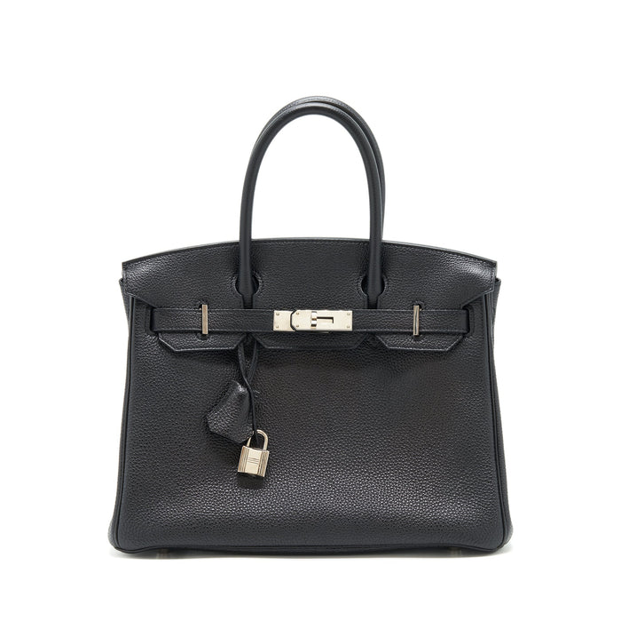 HERMES BIRKIN 30 TOGO BLACK SHW
