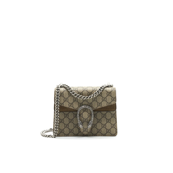 GUCCI MINI DIONYSUS GG SUPREME CANVAS/ BEIGE