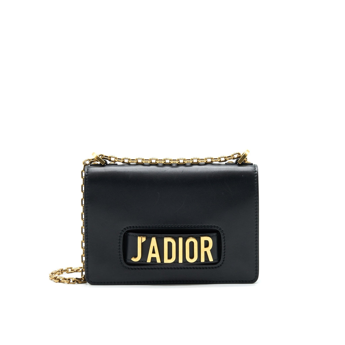 DIOR J'ADIOR MEDIUM FLAP BAG WITH CHAIN BLACK GHW
