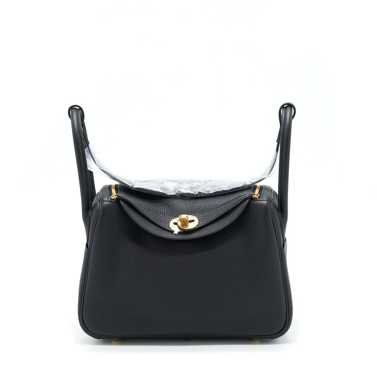 HERMES LINDY 26 CLEMENCE BLACK GHW