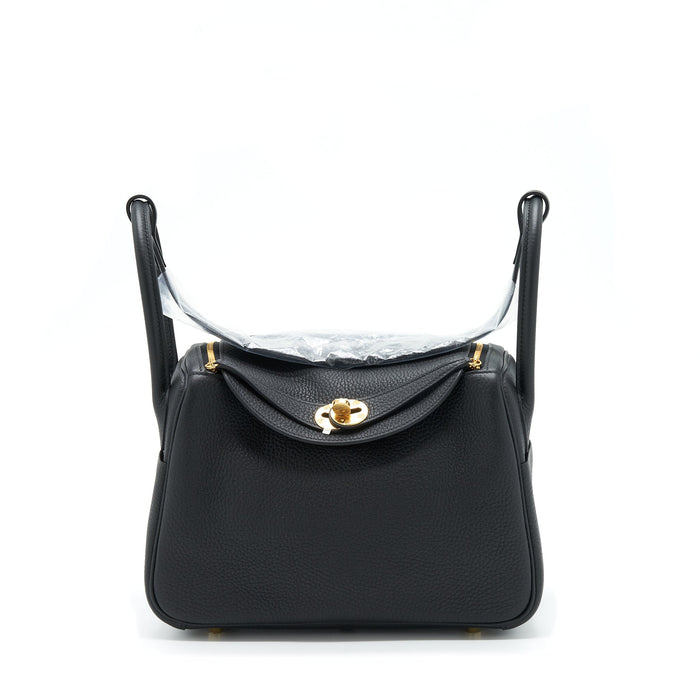 HERMES LINDY 26 CLEMENCE BLACK GHW