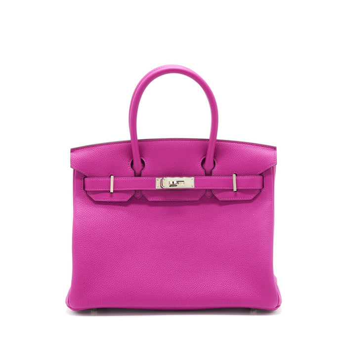 HERMES BIRKIN 30 TOGO L3 ROSE PURPLE SHW