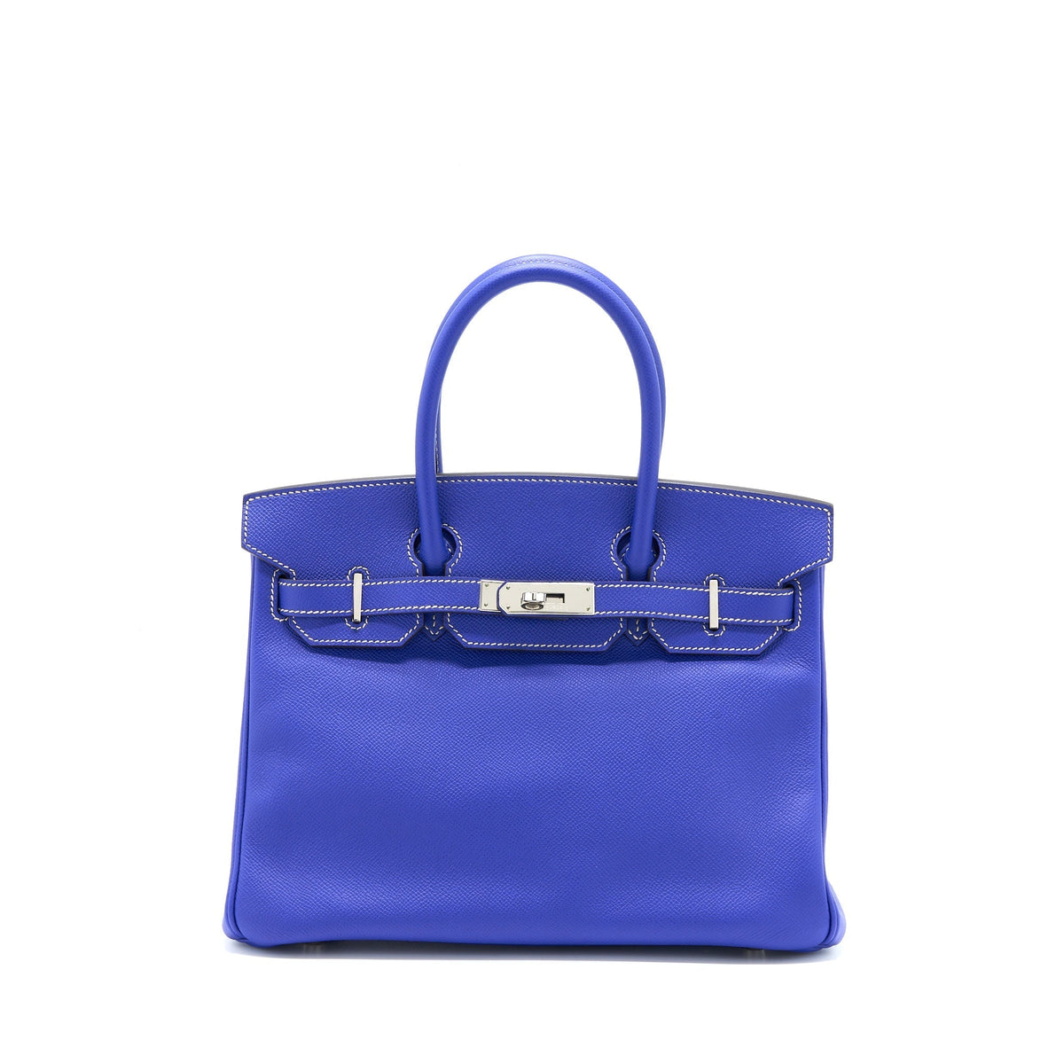 HERMES BIRKIN 30 EPSOM BLUE ELECTRIC / BLUE MYKONOS SHW