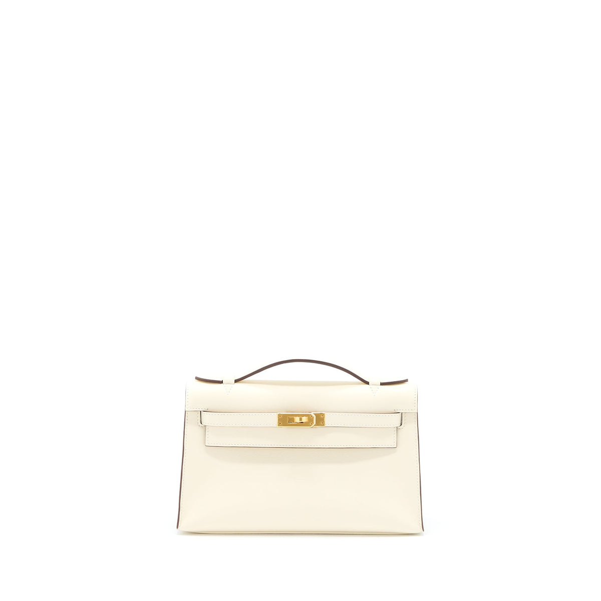 HERMES KELLY POCHETTE SWIFT NATA GHW