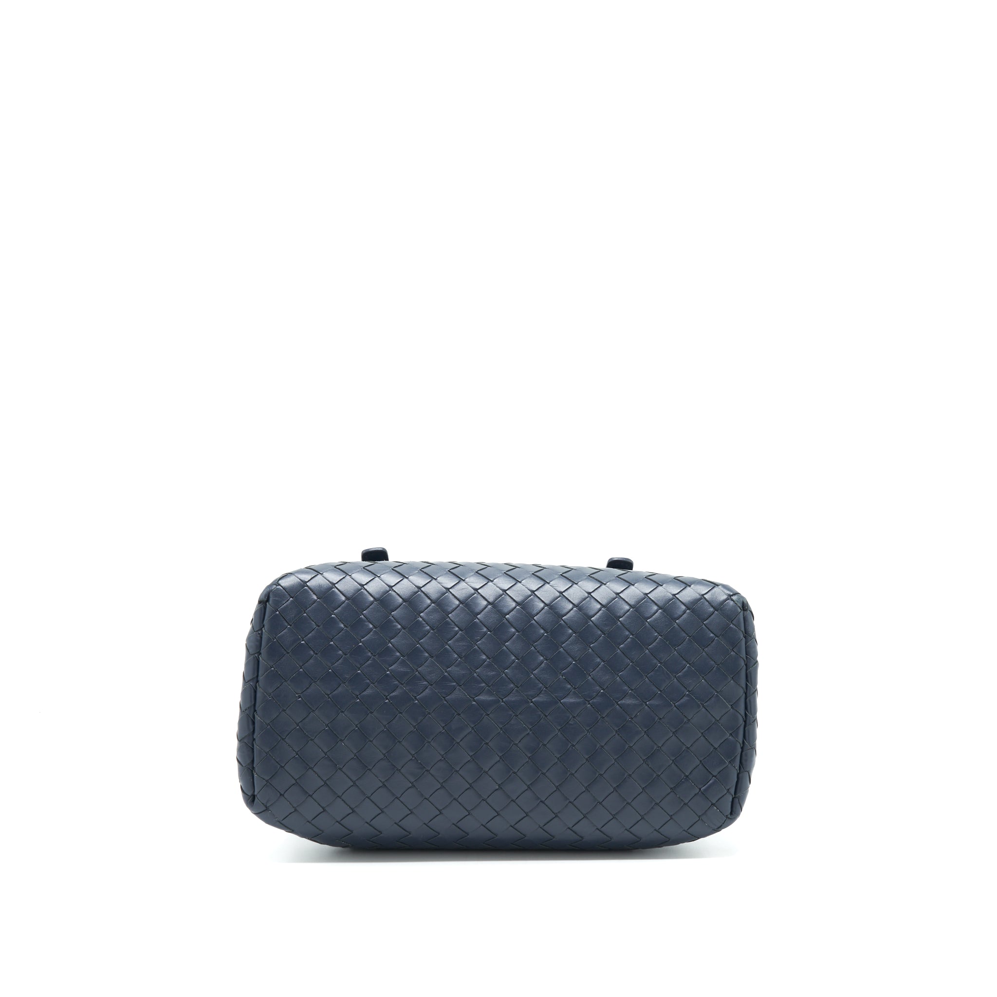 BOTTEGA VENETA MINI ROMA BLUE CALFSKIN BAG