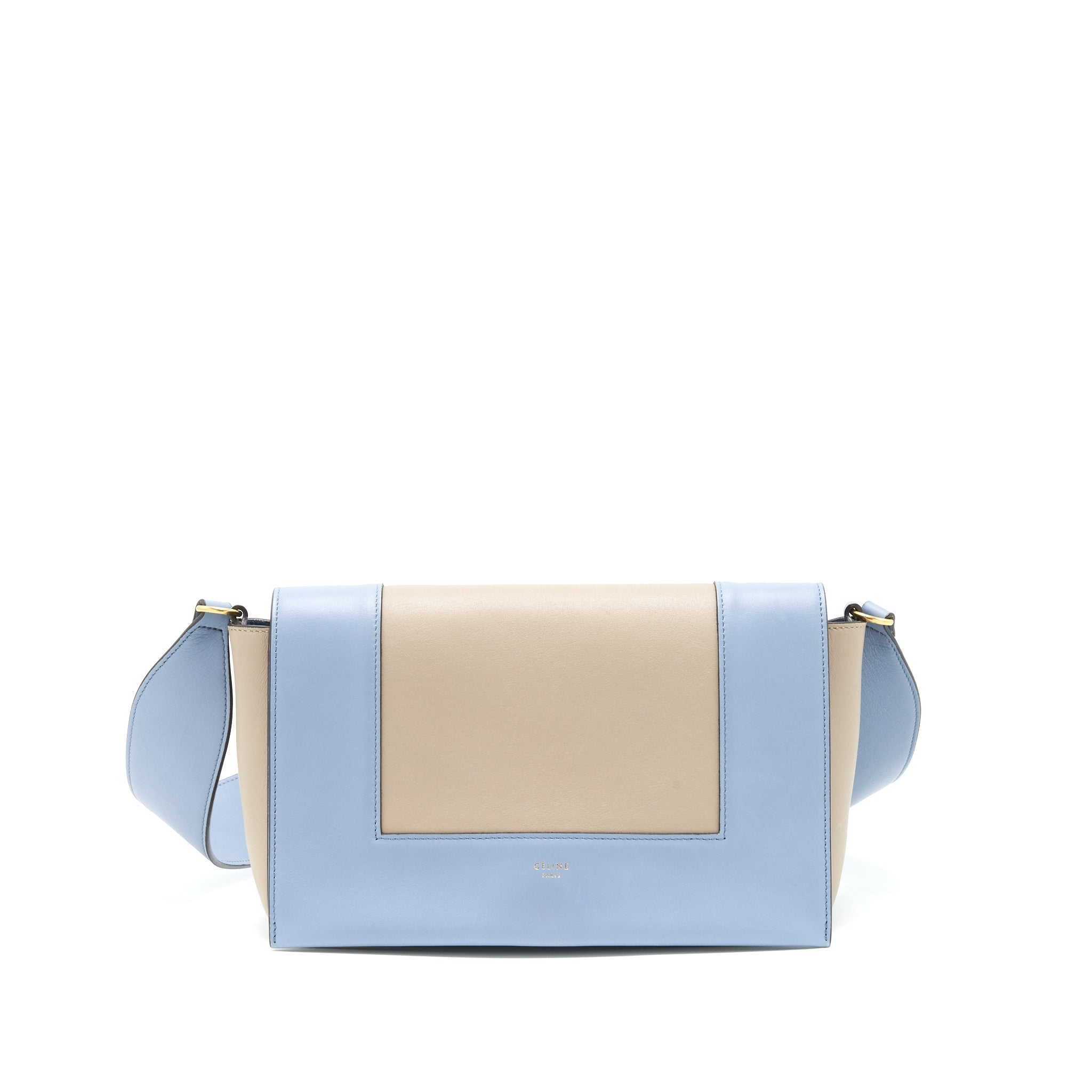 CELINE FRAME BAG BLUE/ GREY