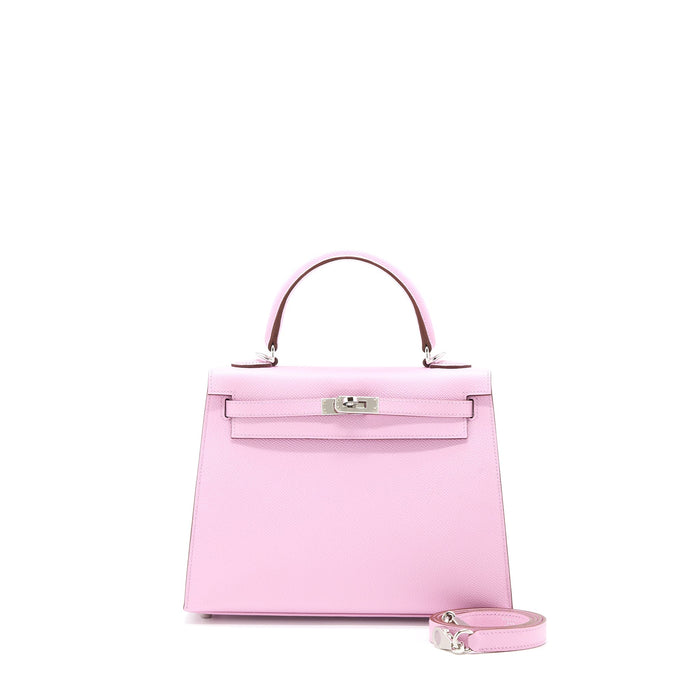 HERMES KELLY 25 EPSOM X9 MAUVE SYLVESTRE SHW