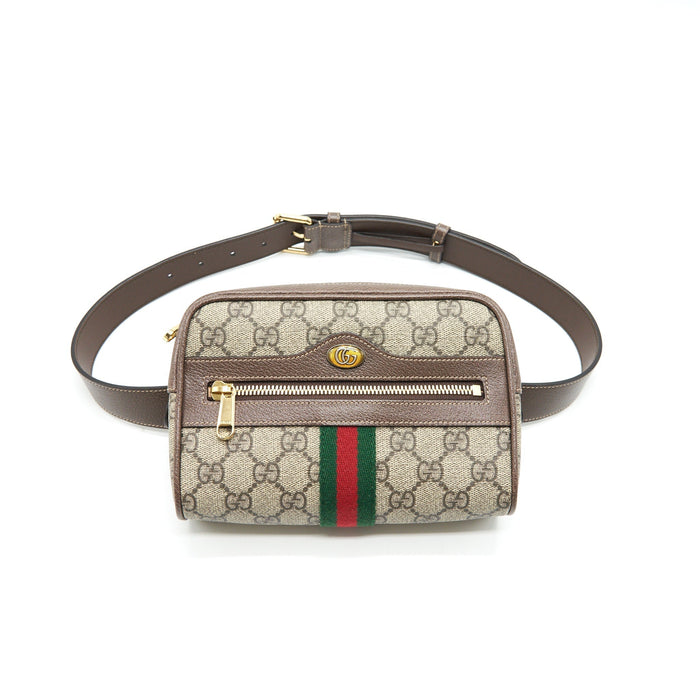 GUCCI OPHIDIA GG SUPREME SMALL BELT BAG SIZE85