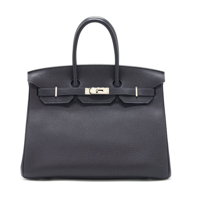 HERMES BIRKIN 35 TOGO BLUE NUIT SHW