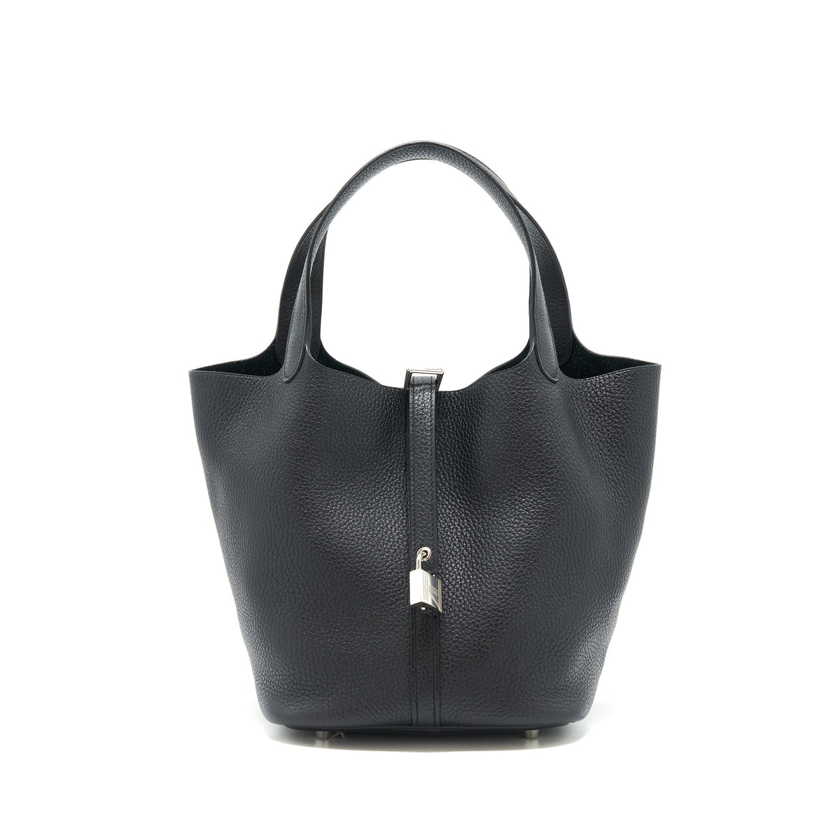 HERMÈS PICOTIN 22 LOCK BAG BLACK SHW