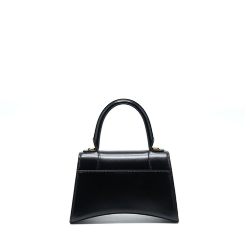 BALENCIAGA HOURGLASS S CALFSKIN BLACK GHW