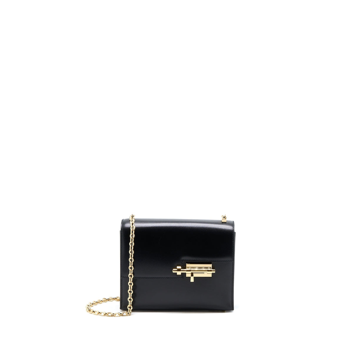 HERMES MINI VERROU BAG BOX BLACK GHW