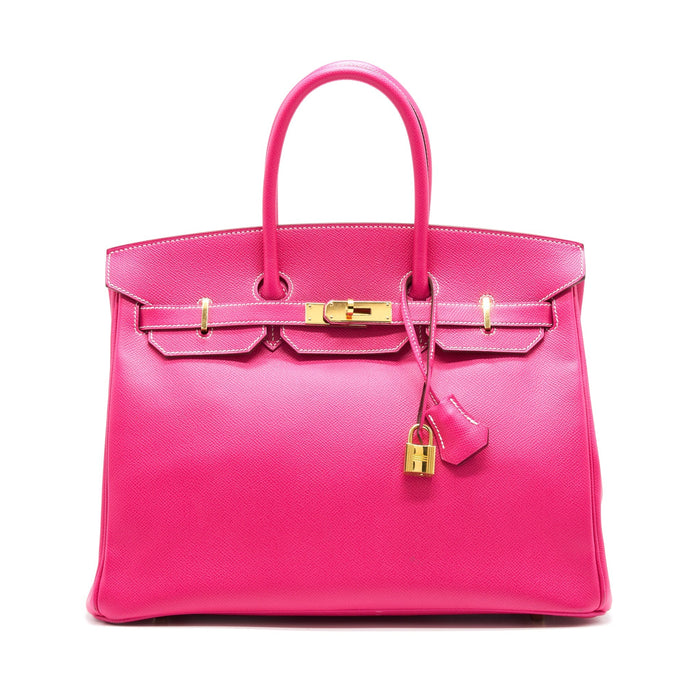 HERMES BIRKIN 35 ROSE TYRIEN EPSOM GHW