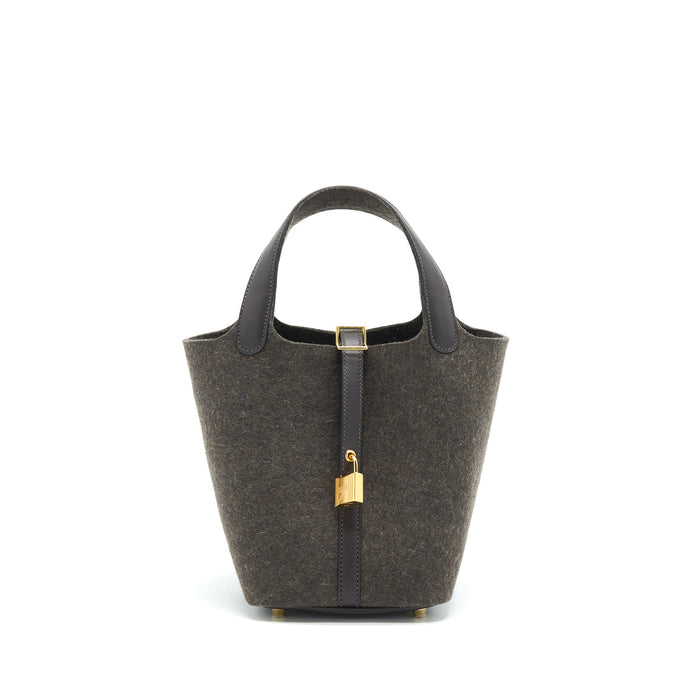 HERMES FELT PICOTIN 18 LOCK BAG GHW