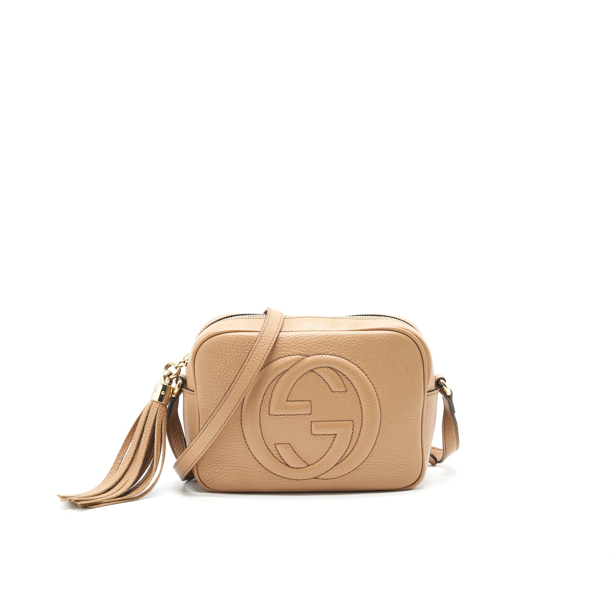 GUCCI SOHO CAMERA BAG BEIGE