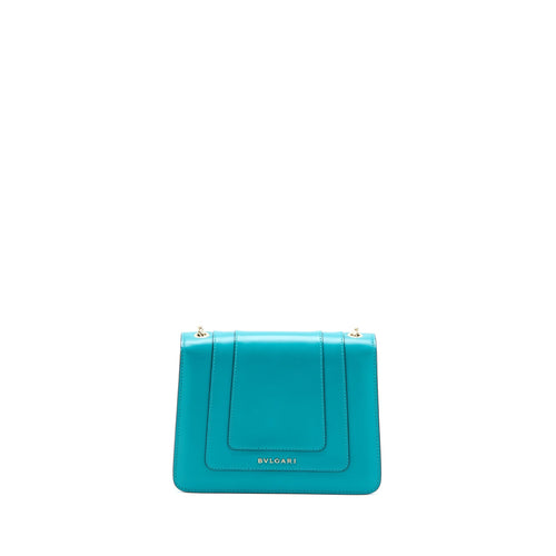 BVLGARI SERPENTI FOREVER CROSSBODY BAG CALFSKIN GREEN LGHW