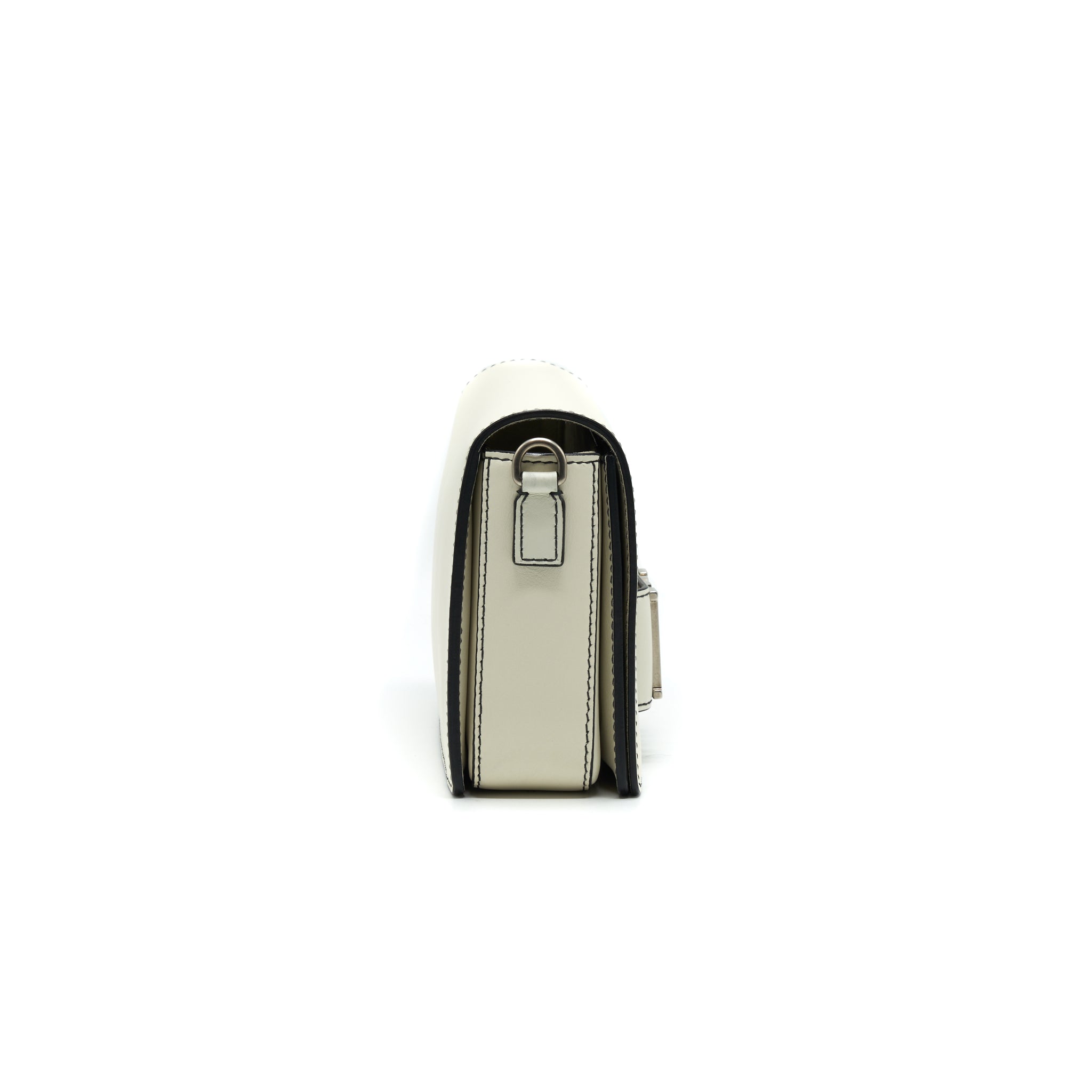 DIOR MEDIUM DIOR EVOLUTION BAG WHITE WITH SHW