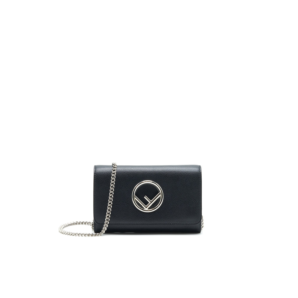 FENDI WALLET ON CHAIN BLACK SHW