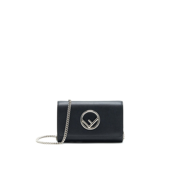 FENDI WALLET ON CHAIN BLACK SHW
