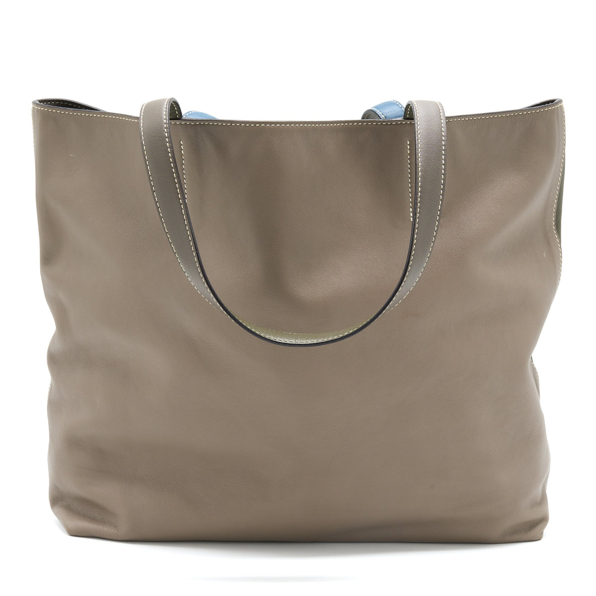 HERMES DOUBLE SENSE BAG DARK ETOUPE/MULTICOLOUR