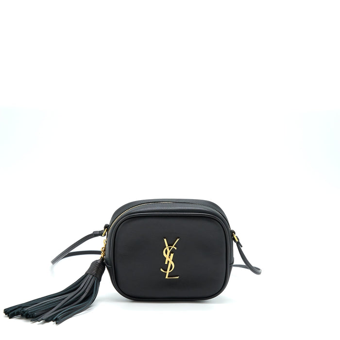 SAINT LAURENT/ YSL MINI CAMERA CROSSBODY BAG BLACK GHW