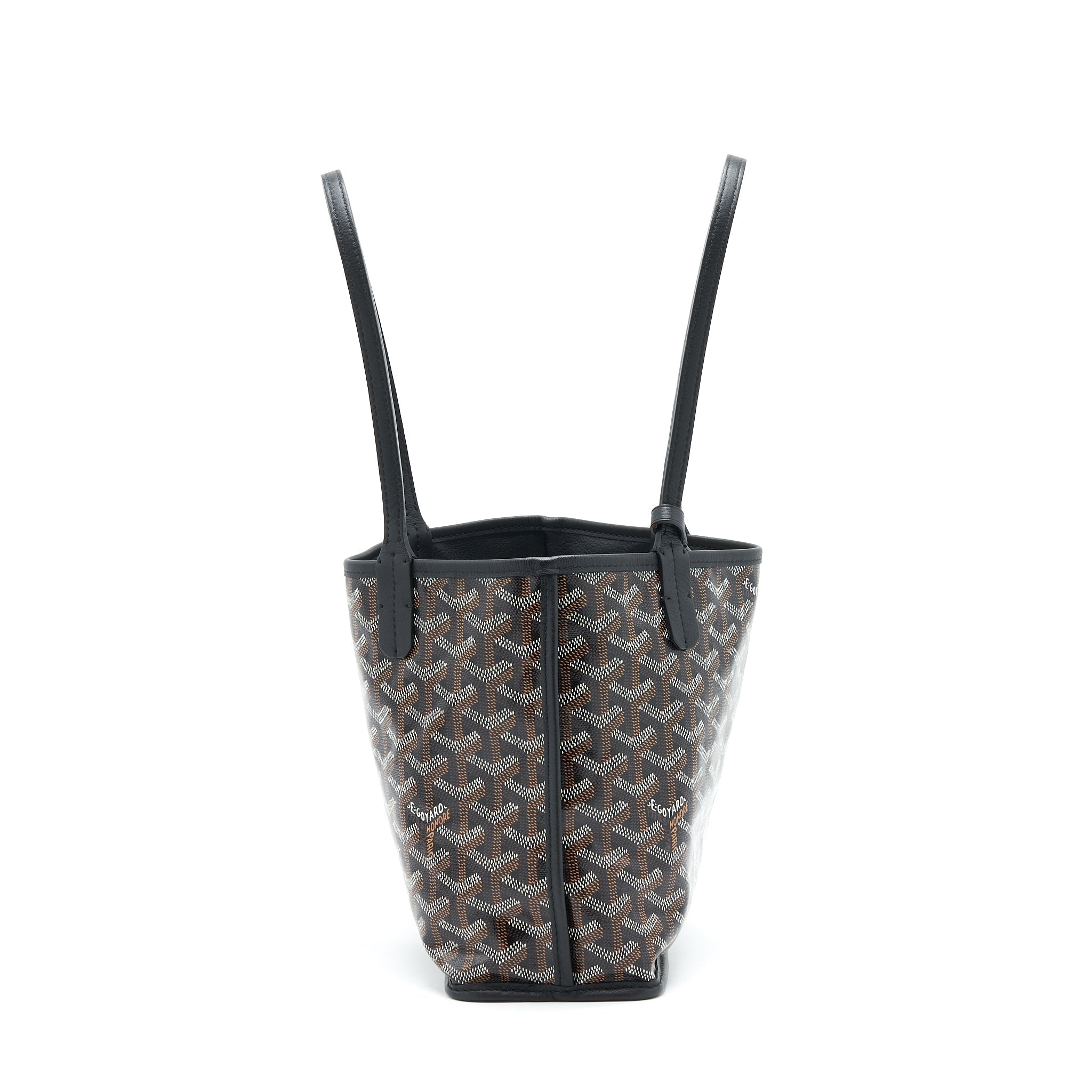 GOYARD ANJOU MINI REVERSIBLE TOTE BLACK/MULTICOLOUR