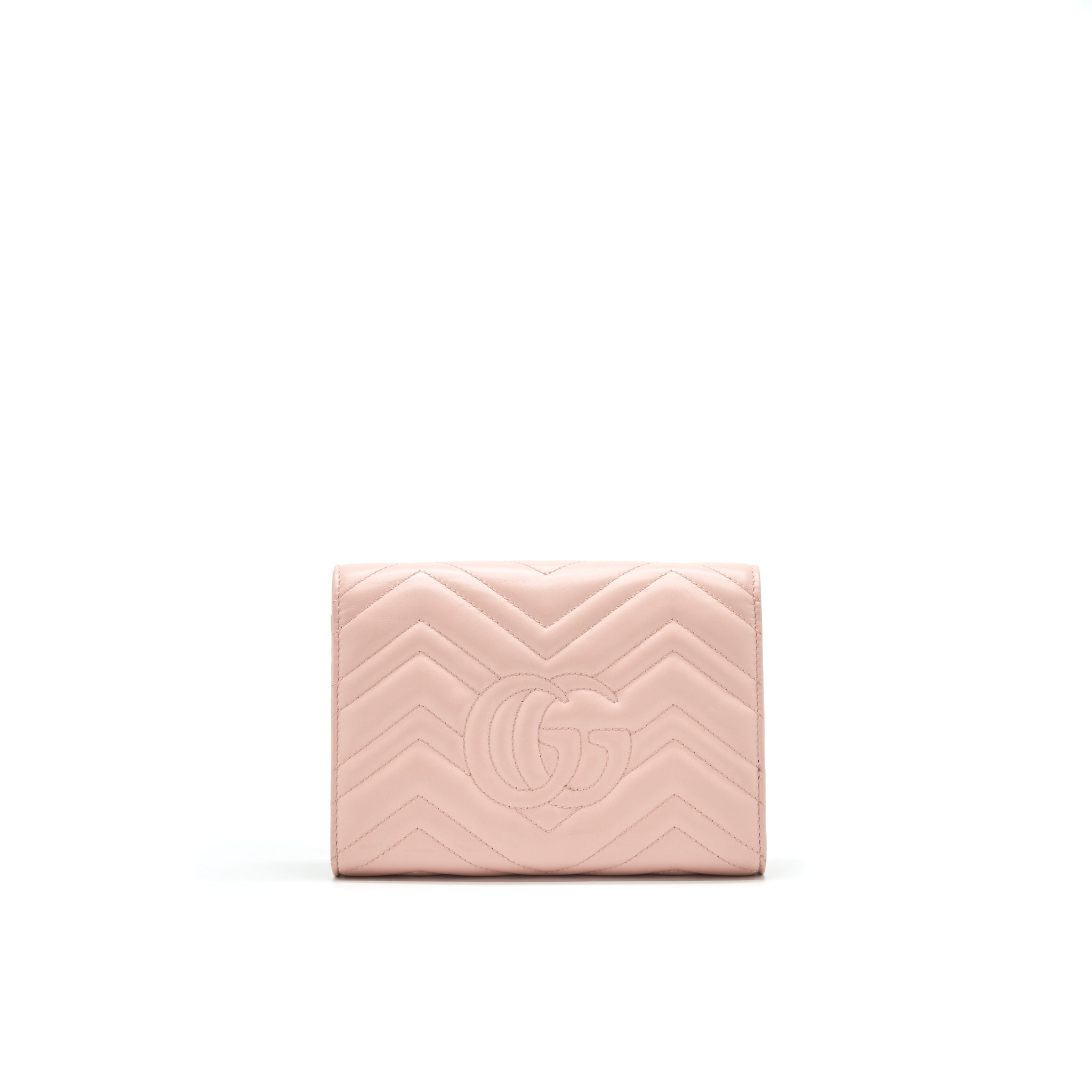 GUCCI GG MARMONT MATELASSE MINI BAG PINK
