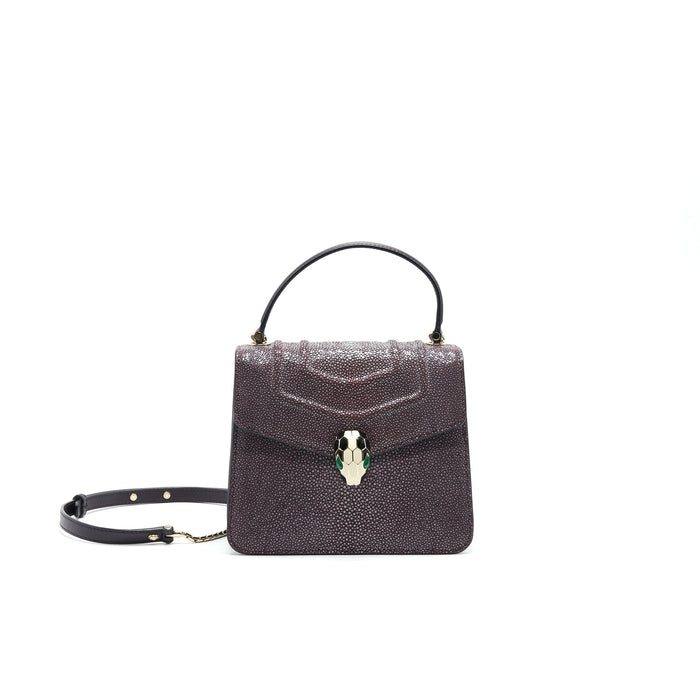 BVLGARI SERPENTI FOREVER CROSSBODY BAG STIGARY PURPLE