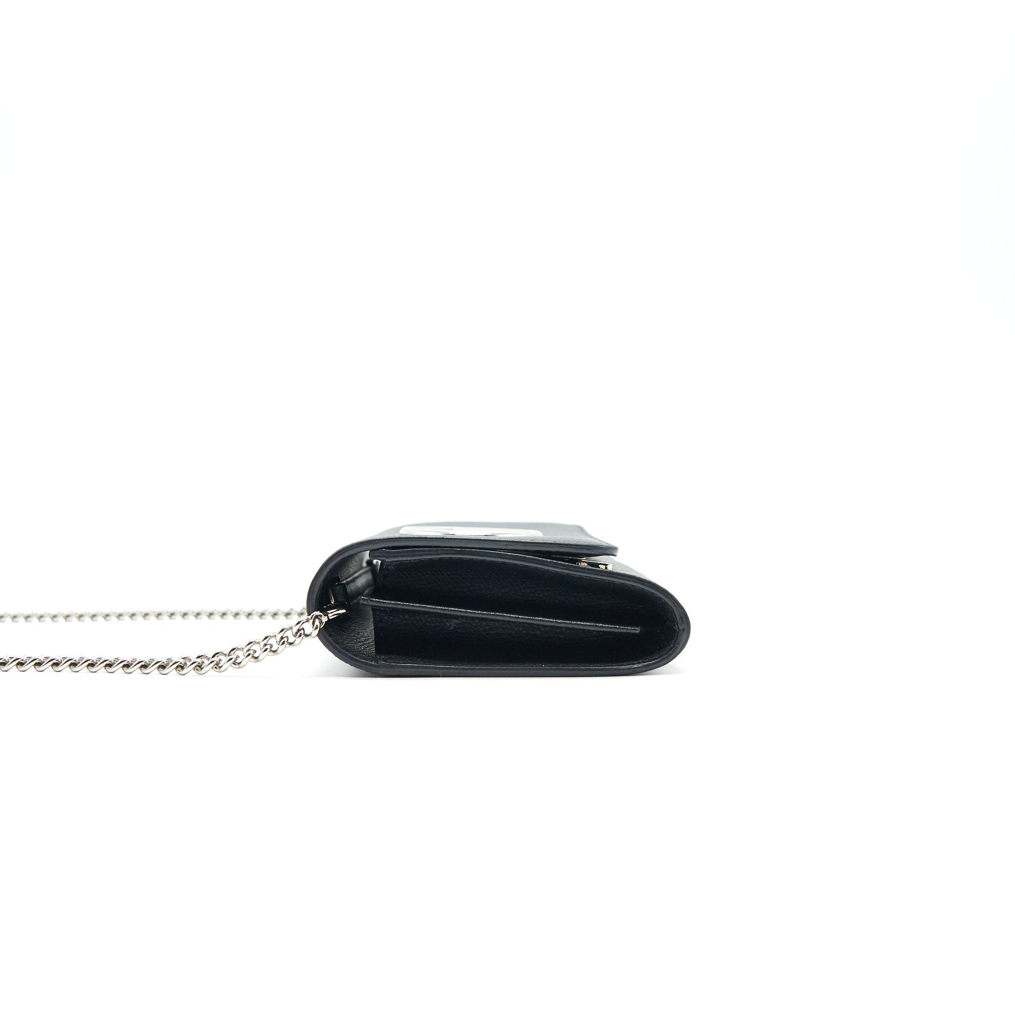 FENDI WALLET ON CHAIN BLACK SHW