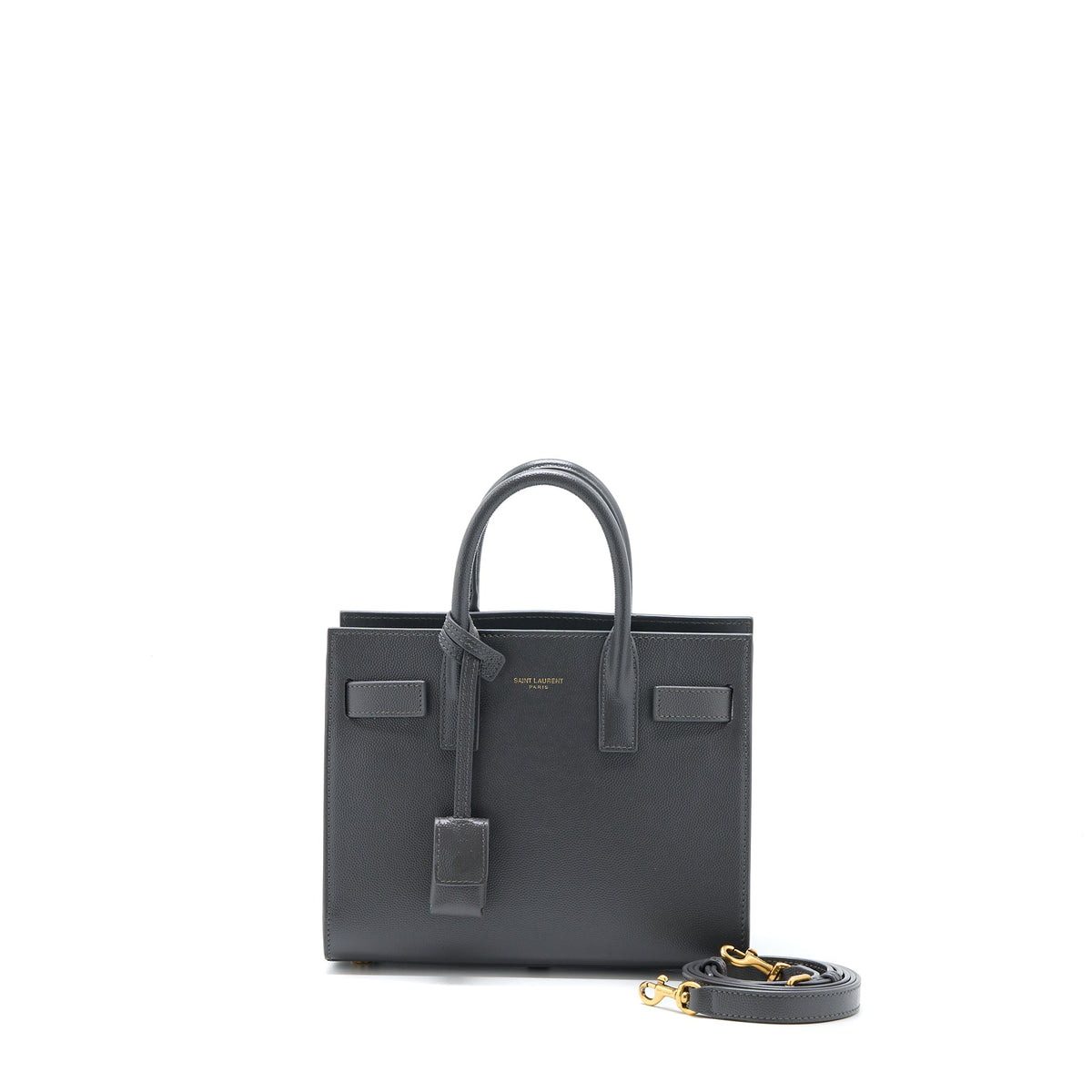 SAINT LAURENT/YSL SAC DE JOUR NANO GREY GHW