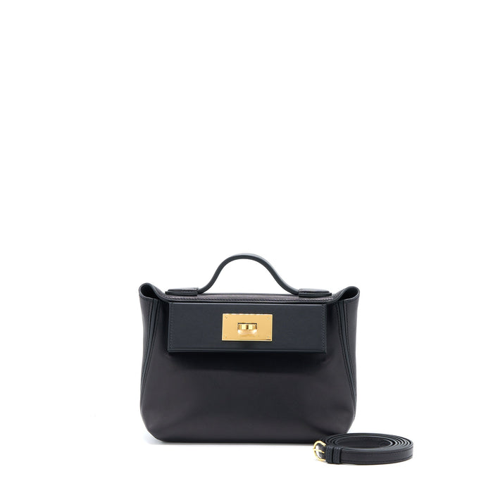 HERMES MINI 24/24 2424-21 SWIFT/VOLUPTO BLACK GHW