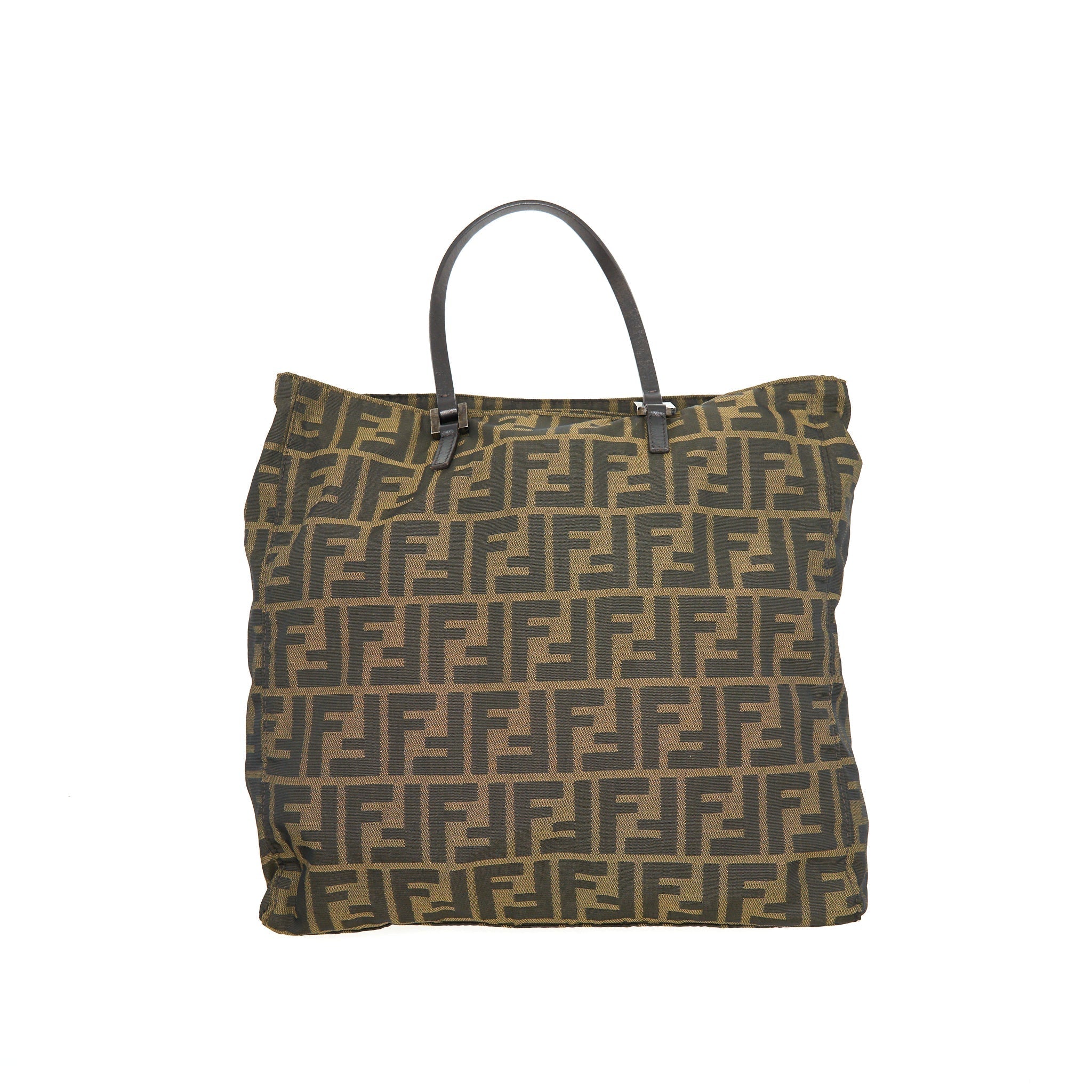 FENDI VINTAGE CANVAS MINI TOTE BAG